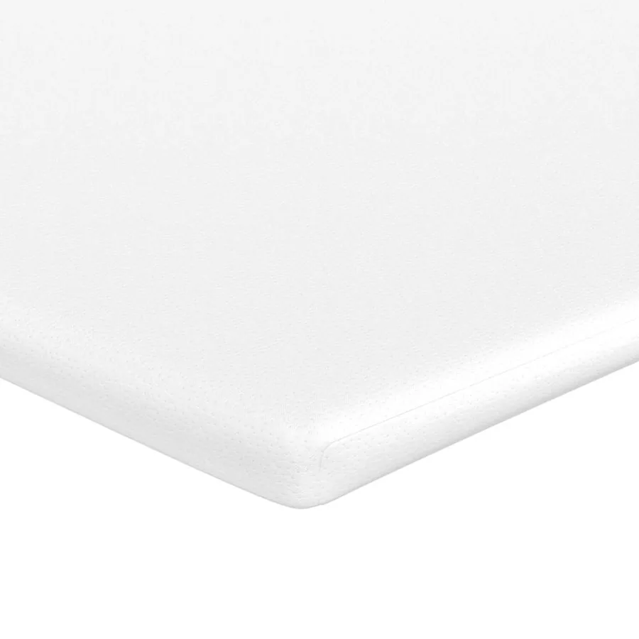 Cadre de lit ottoman et matelas gris clair 180x200cm velours - 14