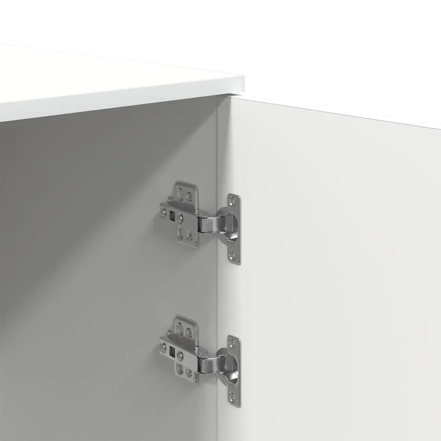 Armoire de rangement blanc 50x45x103,5 cm bois d'ingénierie - 9