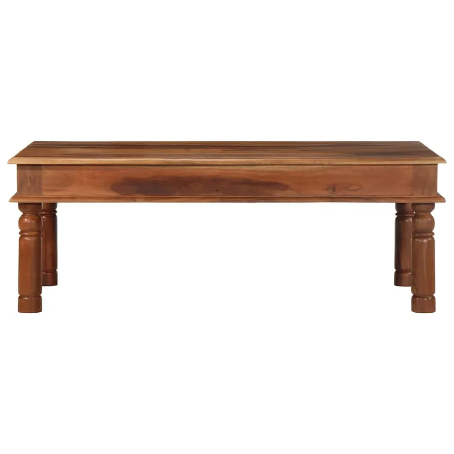 Table basse 110x60x40 cm bois massif d'acacia - 2