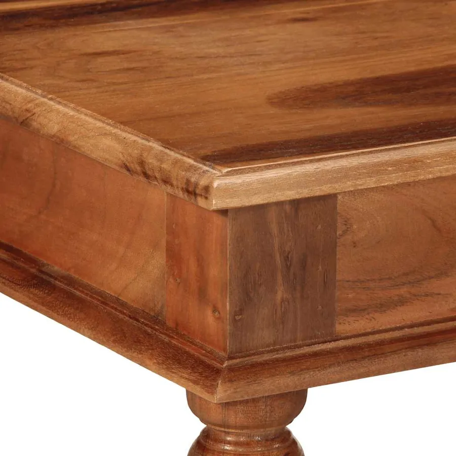 Table basse 110x60x40 cm bois massif d'acacia - 5