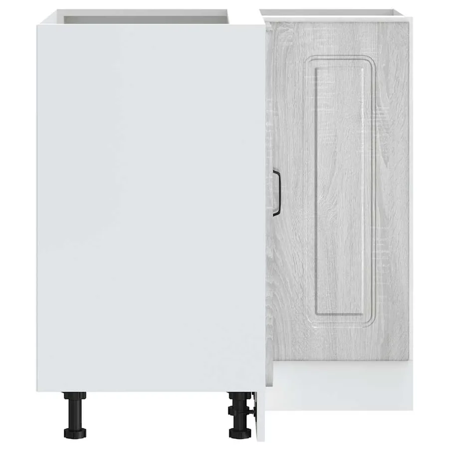 Armoire d'angle de cuisine Kalmar sonoma gris bois d'ingénierie - 7