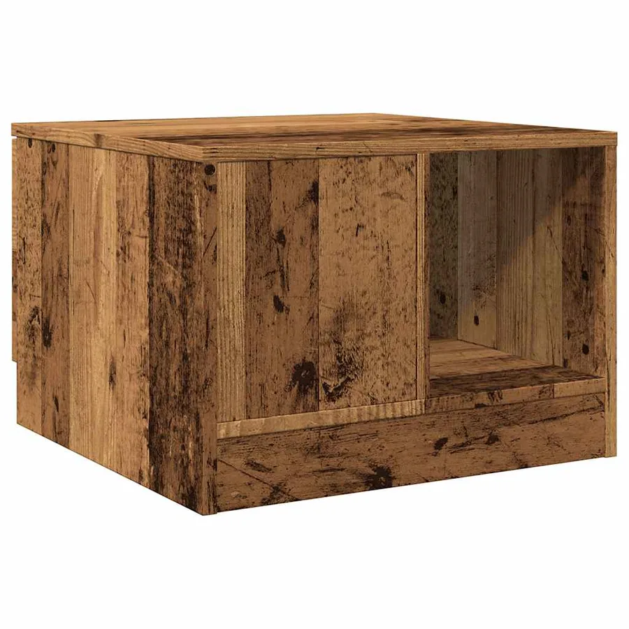 Table basse vieux bois 50x50x36 cm bois d'ingénierie - 7