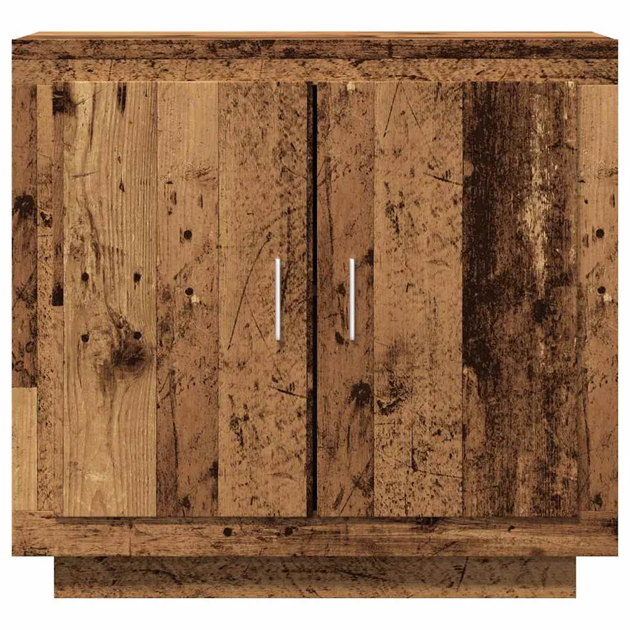 Buffet vieux bois 80x40x75 cm bois d'ingénierie - 4