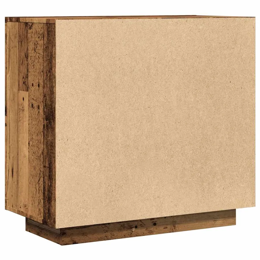 Buffet vieux bois 80x40x75 cm bois d'ingénierie - 6