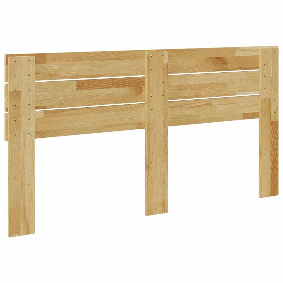 Tête de lit 150 cm en bois massif de chêne - 6