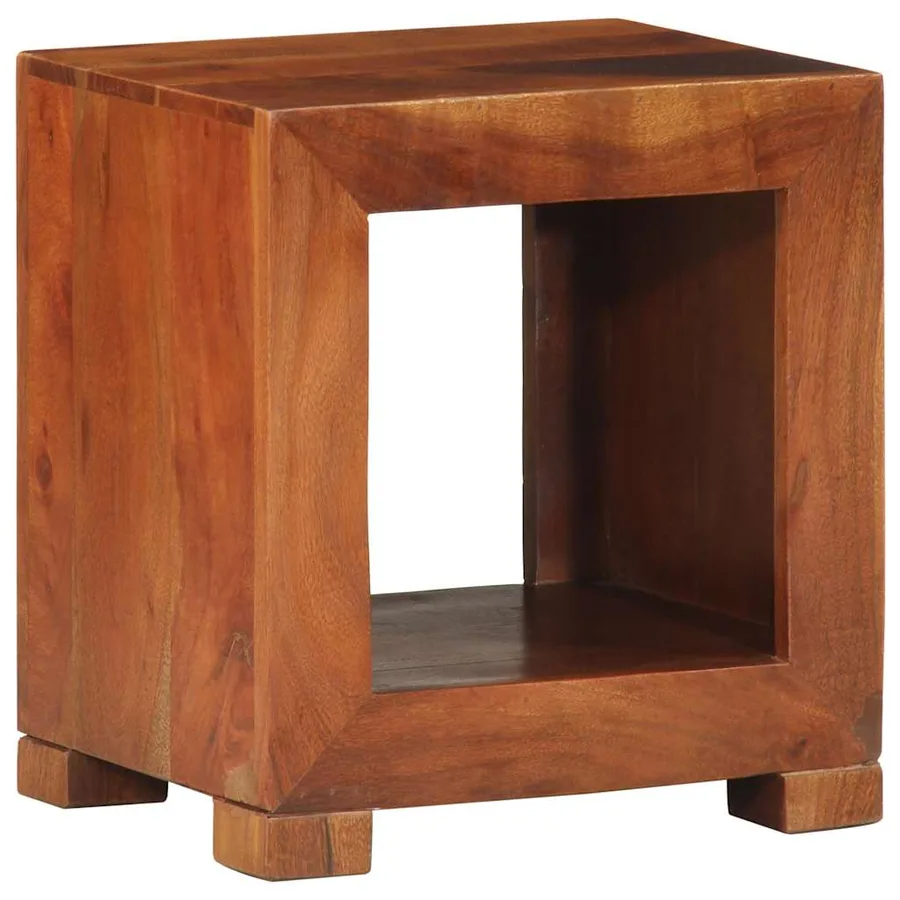 Table d'appoint 37x29x40 cm bois massif d'acacia - 10