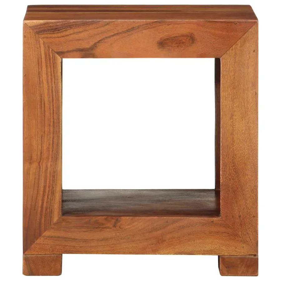 Table d'appoint 37x29x40 cm bois massif d'acacia - 2