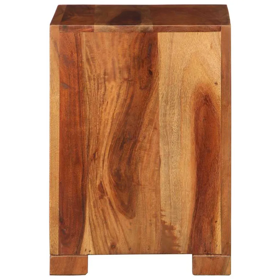 Table d'appoint 37x29x40 cm bois massif d'acacia - 3