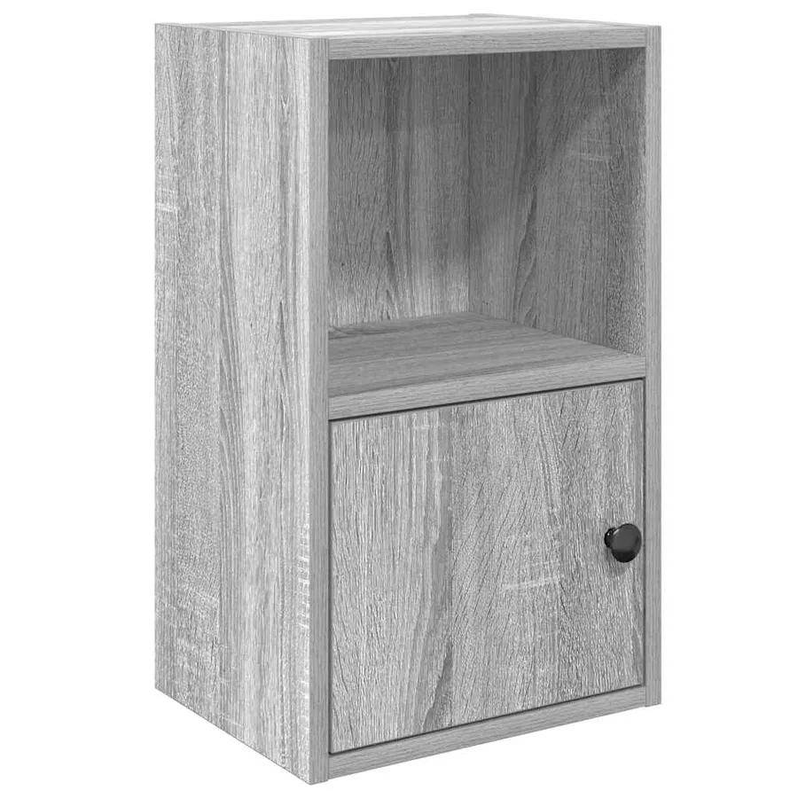Bibliothèque sonoma gris 31x24x52 cm bois d'ingénierie - 2