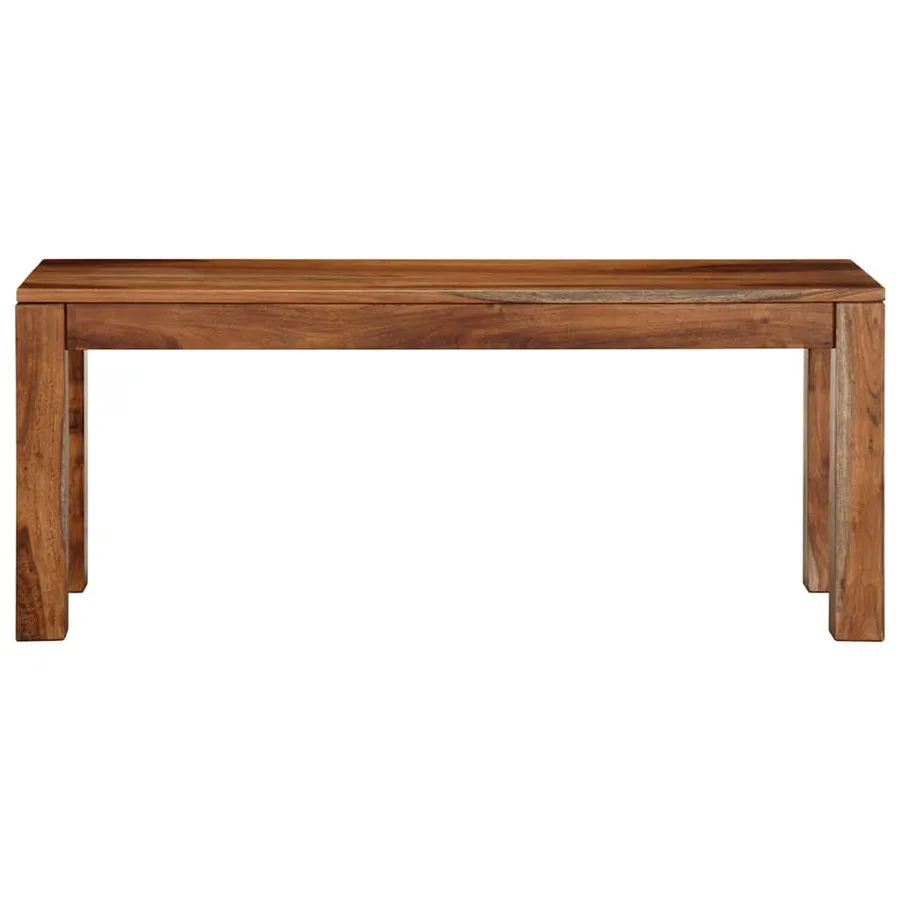 Banc 110 cm bois massif d'acacia - 2
