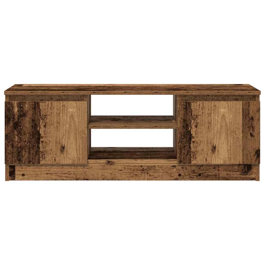 Meuble TV vieux bois 102x30x36 cm bois d'ingénierie - 4