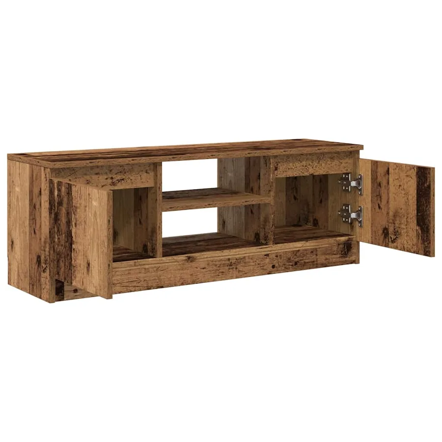 Meuble TV vieux bois 102x30x36 cm bois d'ingénierie - 7