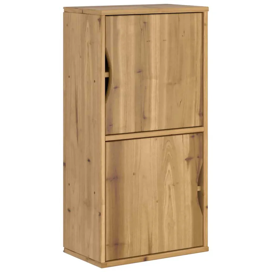 Armoire latérale ODDA 40x24x79 cm bois massif pin - 2