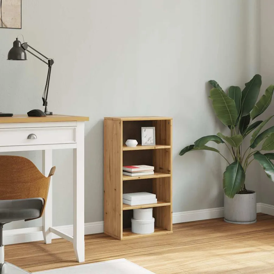 Armoire latérale ODDA 40x24x79 cm bois massif pin - 4