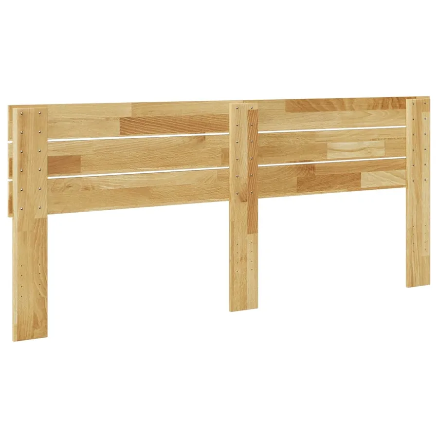 Tête de lit 180 cm en bois massif de chêne - 6