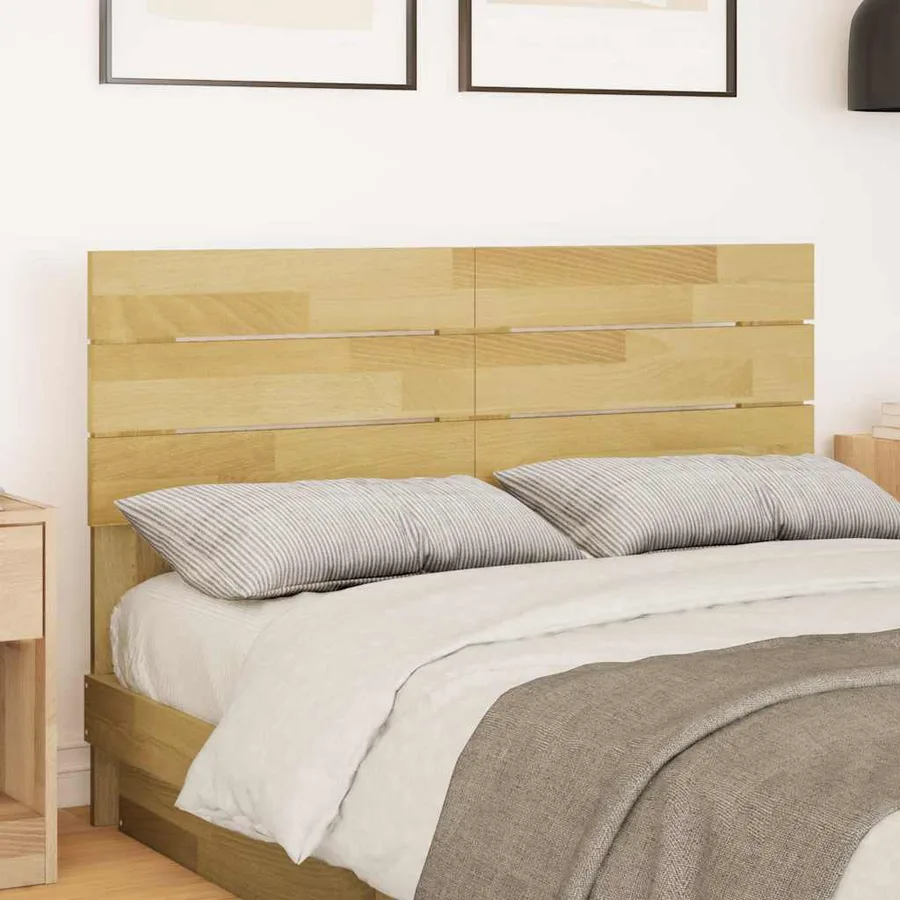 Tête de lit 120 cm en bois massif de chêne - 3