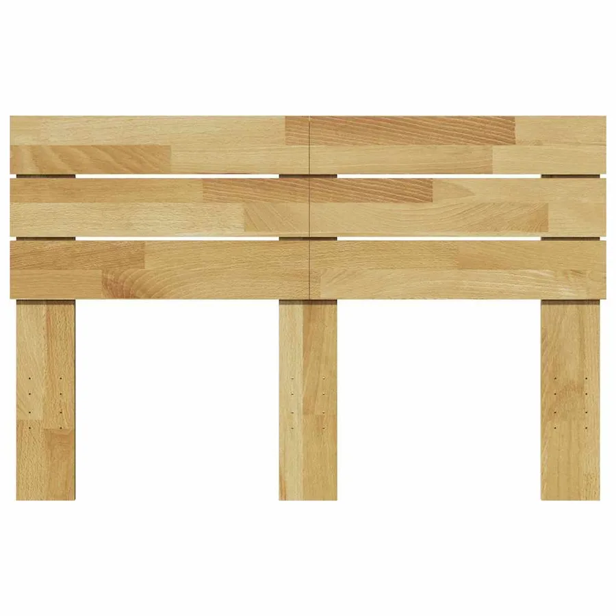 Tête de lit 120 cm en bois massif de chêne - 4