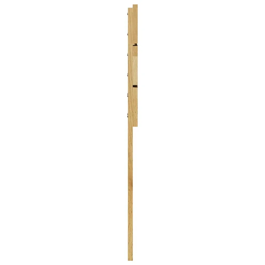 Tête de lit 120 cm en bois massif de chêne - 5
