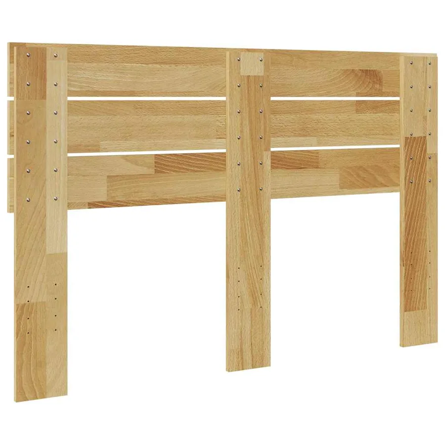 Tête de lit 120 cm en bois massif de chêne - 6