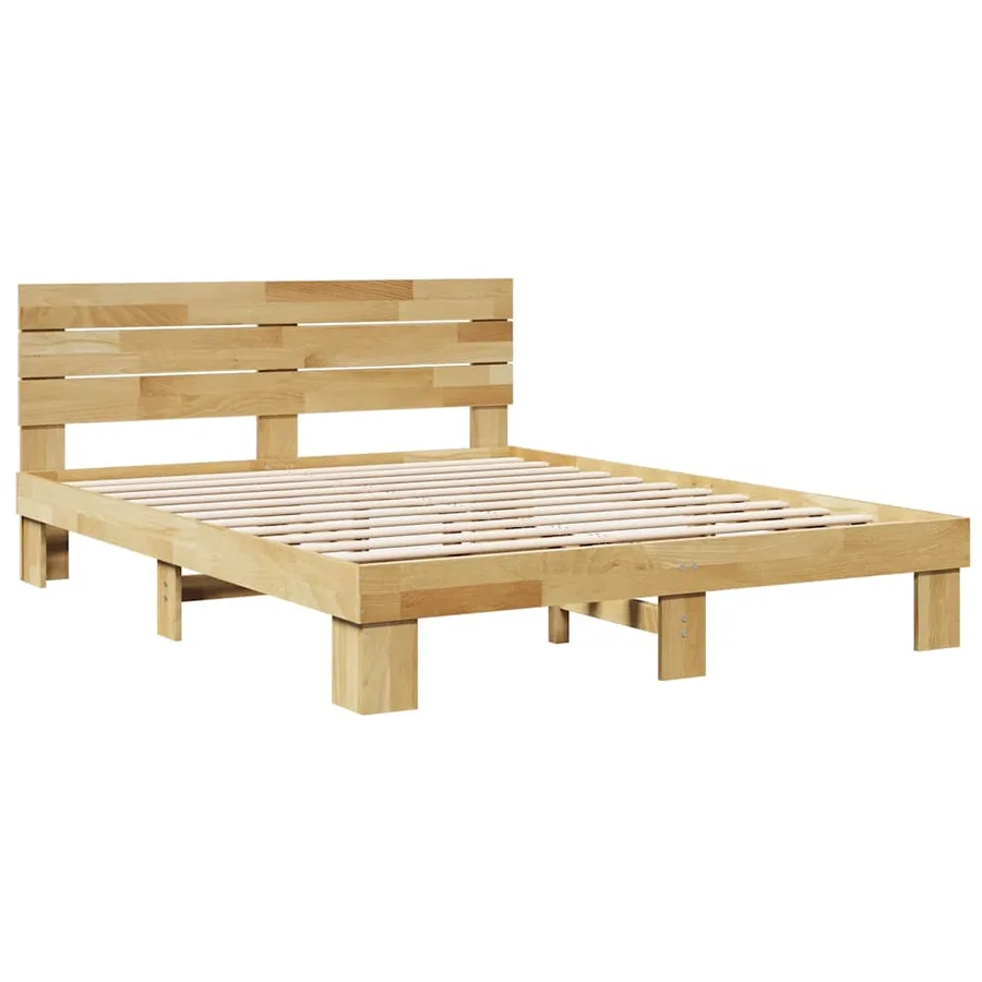 Cadre de lit avec tête de lit sans matelas 135 x 190 cm - 3