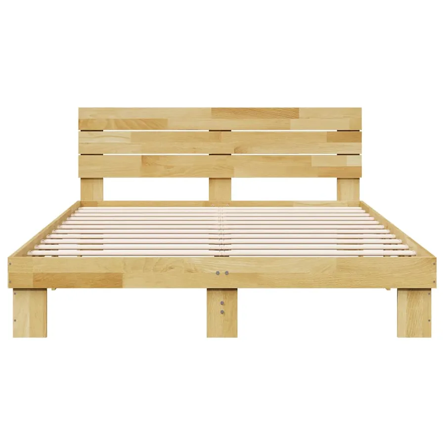 Cadre de lit avec tête de lit sans matelas 135 x 190 cm - 6