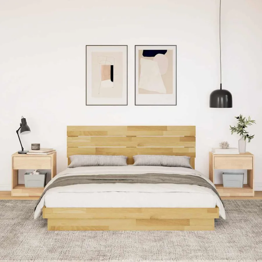 Cadre de lit avec tête de lit sans matelas 160 x 200 cm - 4