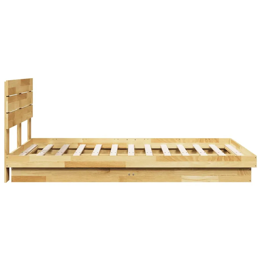 Cadre de lit avec tête de lit sans matelas 120x200 cm - 7
