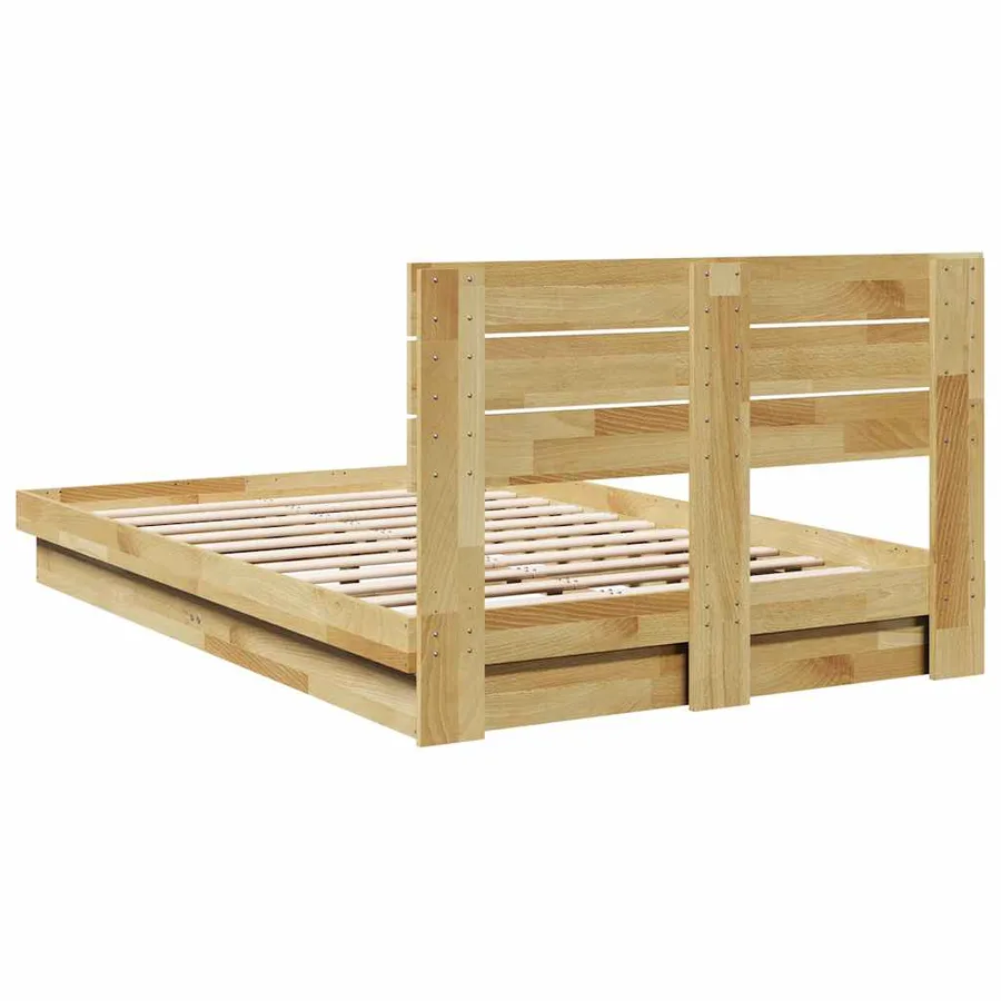 Cadre de lit avec tête de lit sans matelas 120x200 cm - 8