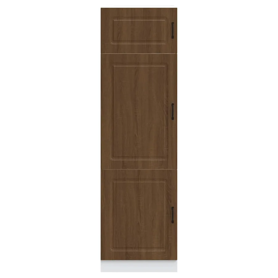 Armoire de cuisine Kalmar chêne marron bois d'ingénierie - 3