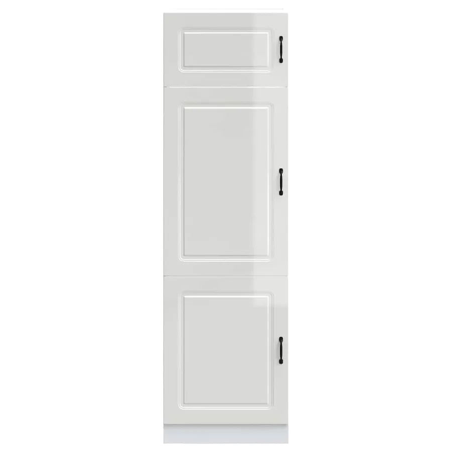 Armoire de cuisine Kalmar blanc brillant bois d'ingénierie - 3