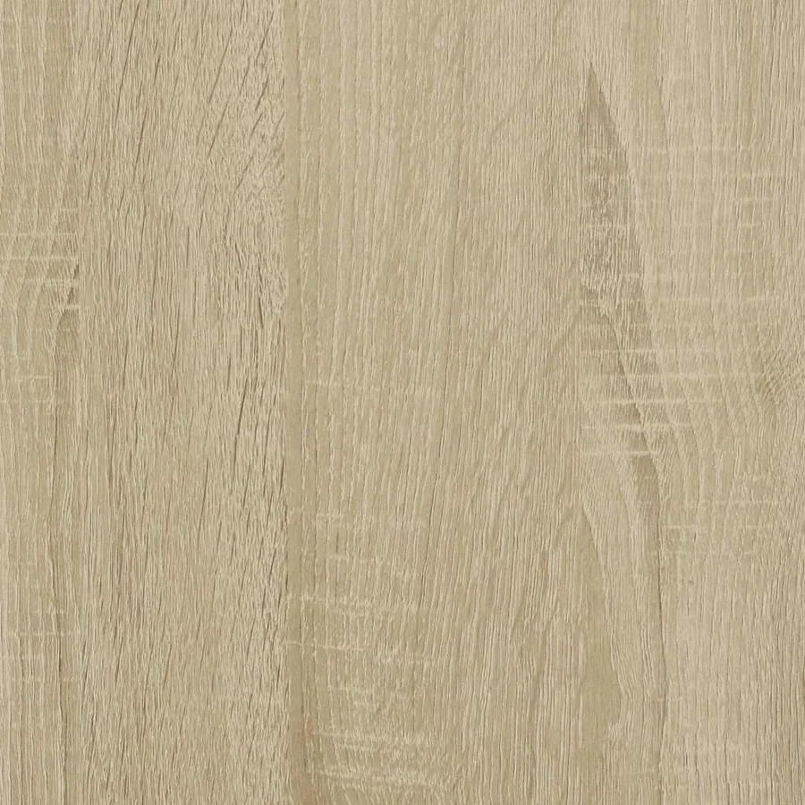 Table basse chêne sonoma 100x50x35cm bois d'ingénierie et métal - 10