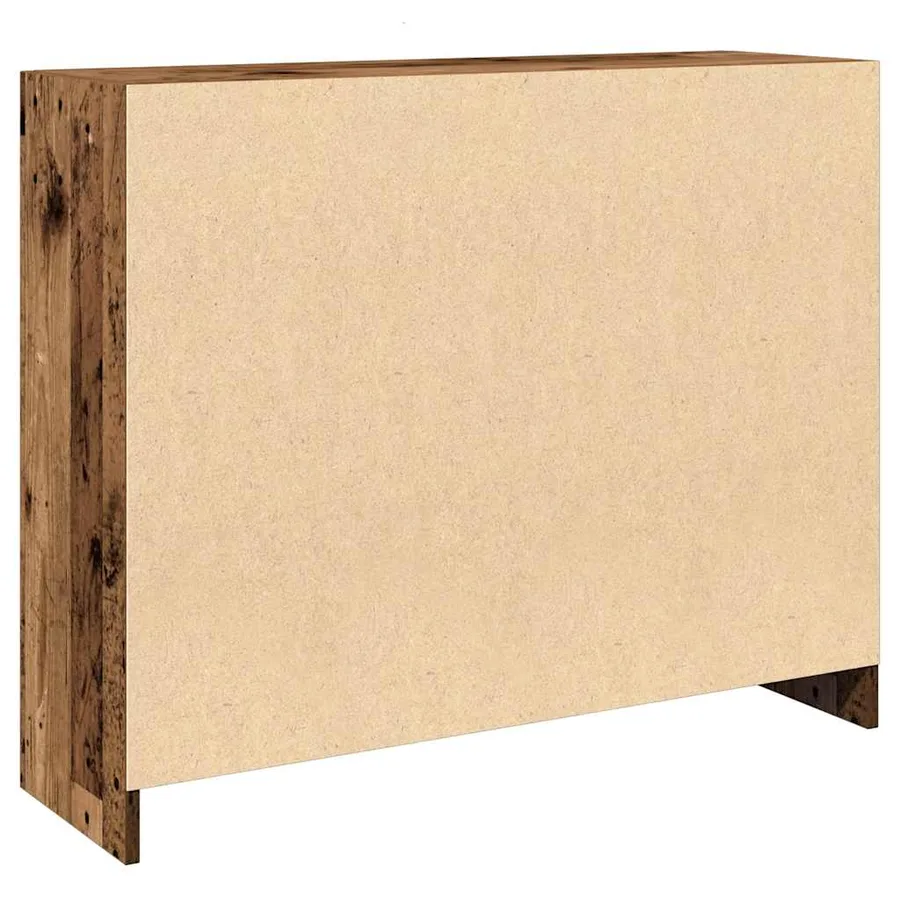 Buffet vieux bois 91x28x75 cm bois d'ingénierie - 7