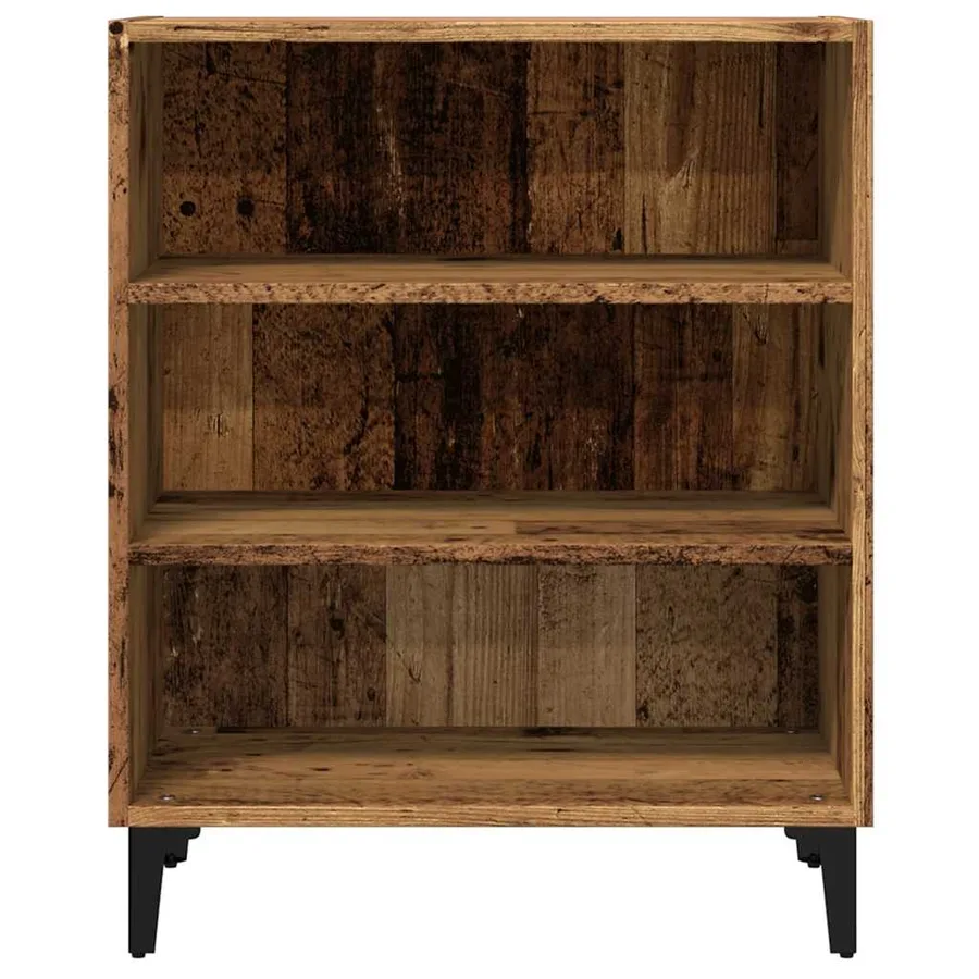 Buffet vieux bois 57x35x70 cm bois d'ingénierie - 4