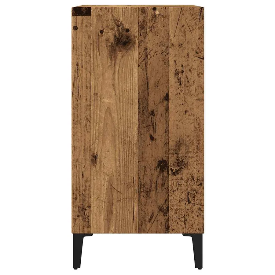 Buffet vieux bois 57x35x70 cm bois d'ingénierie - 6