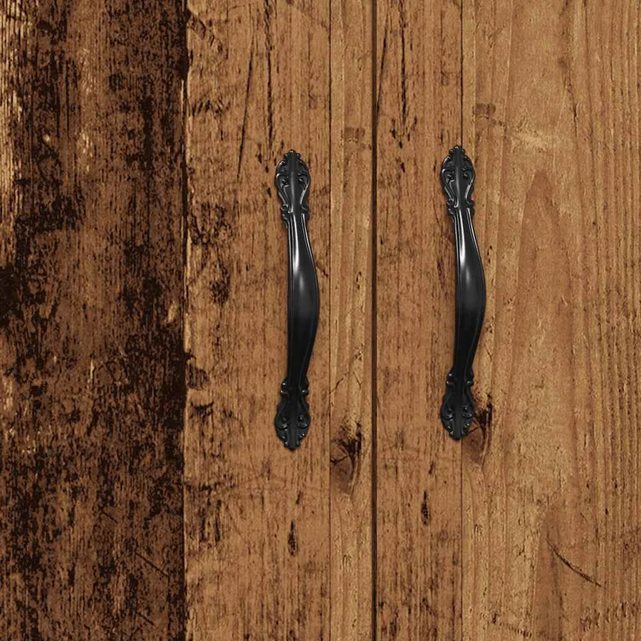 Buffet vieux bois 69,5x34x90 cm bois d'ingénierie - 8