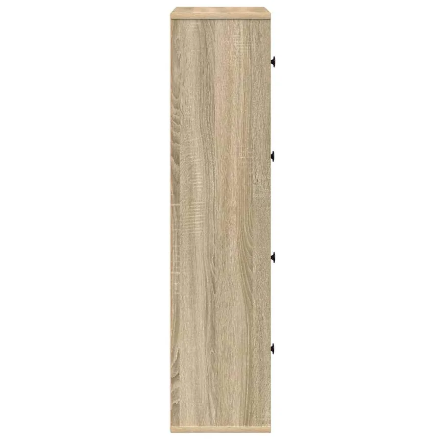 Bibliothèque chêne sonoma 60x24x101,5 cm bois d'ingénierie - 6