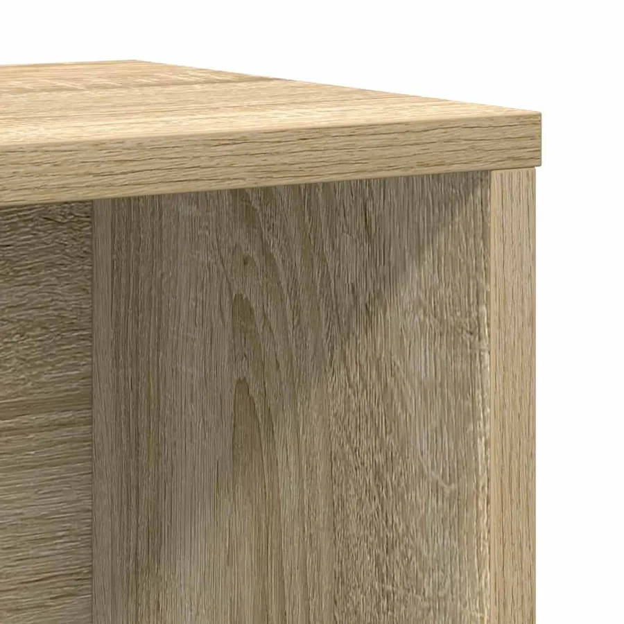 Bibliothèque chêne sonoma 60x24x101,5 cm bois d'ingénierie - 9
