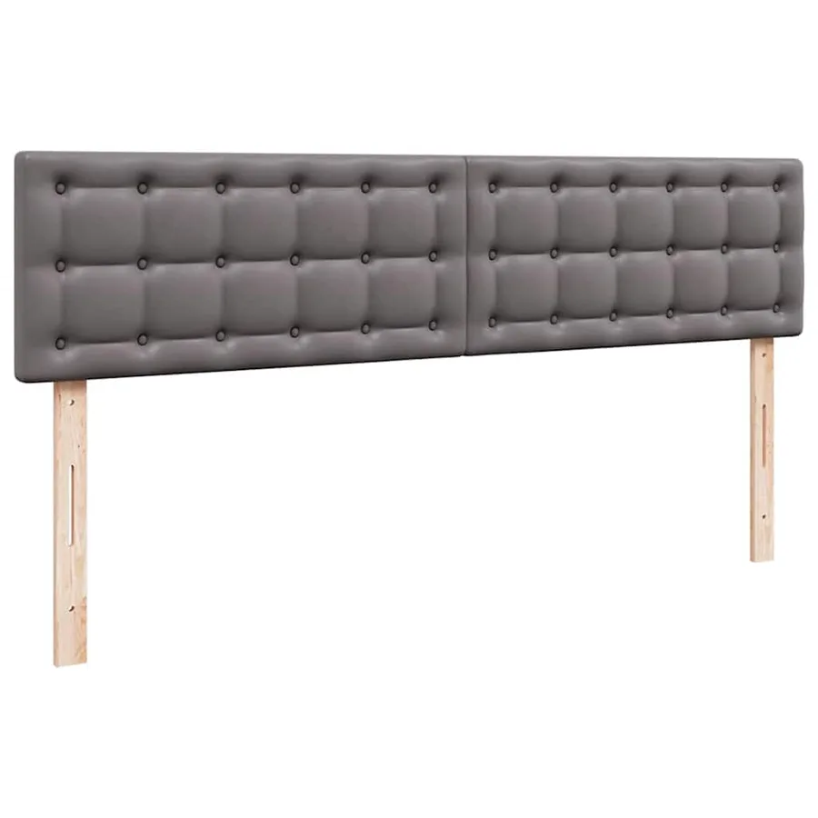 Lit ottoman avec matelas & LED Gris 180x200cm similicuir - 10