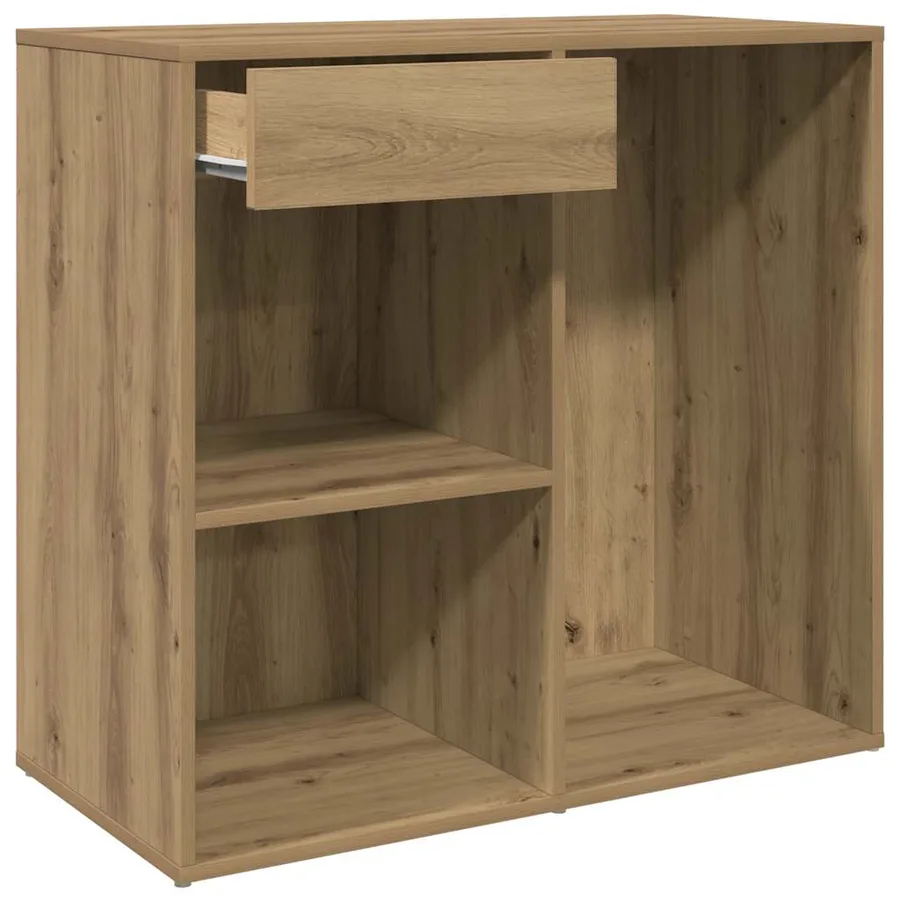 Armoire cosmétique chêne artisanal 80x40x75cm Bois d'ingénierie - 4