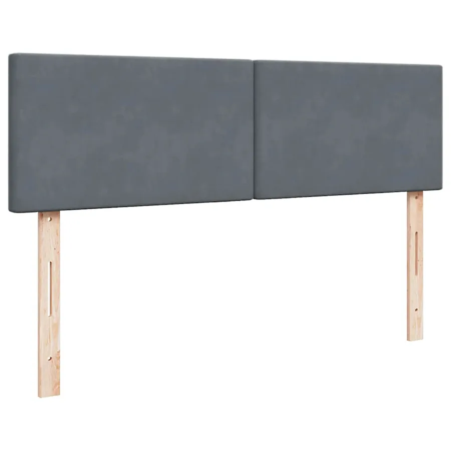 Cadre de lit ottoman avec matelas gris foncé 160x200cm tissu - 9