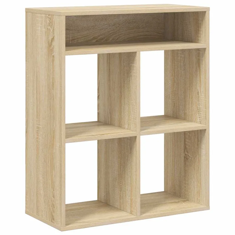 Bibliothèque chêne sonoma 66x31x80 cm bois d'ingénierie - 2