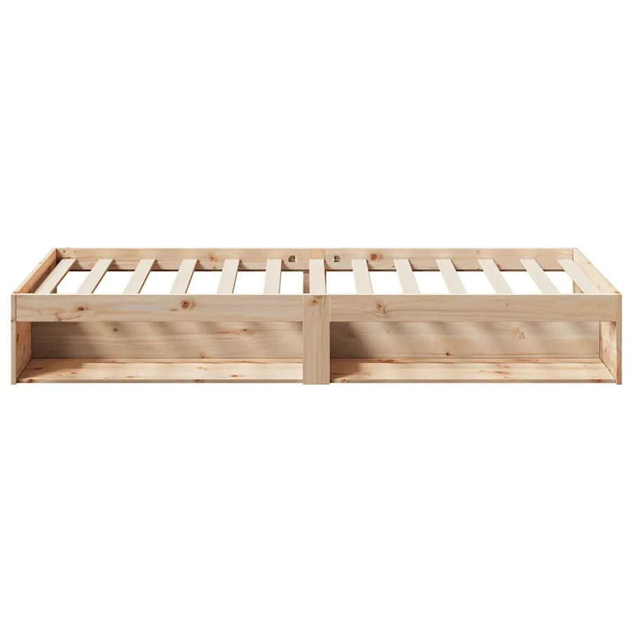 Lit de jour sans matelas 90x200 cm bois de pin massif - 6