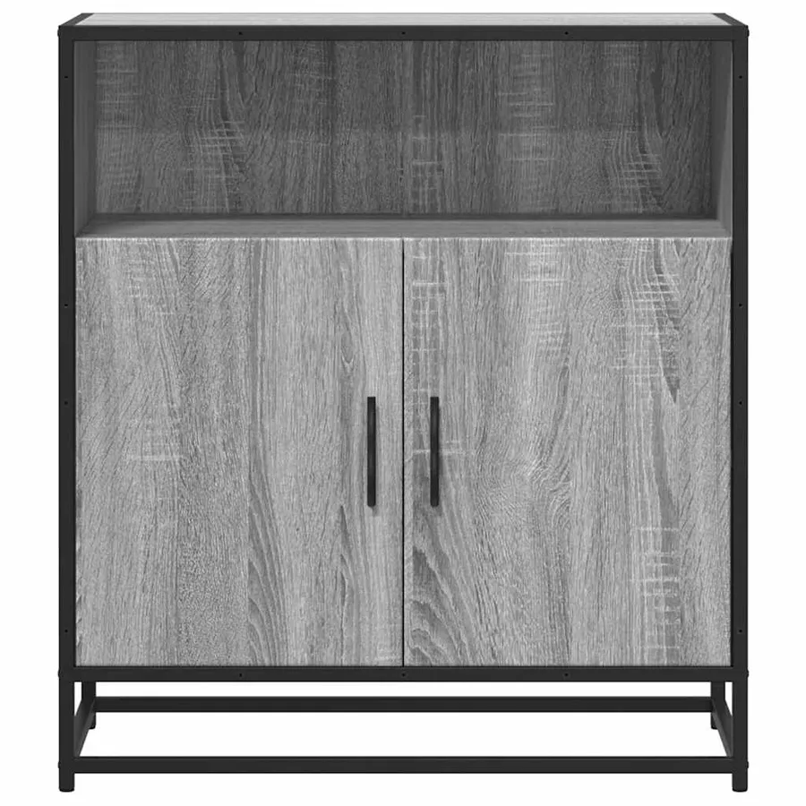 Buffet sonoma gris 68x35x76 cm bois d'ingénierie - 4