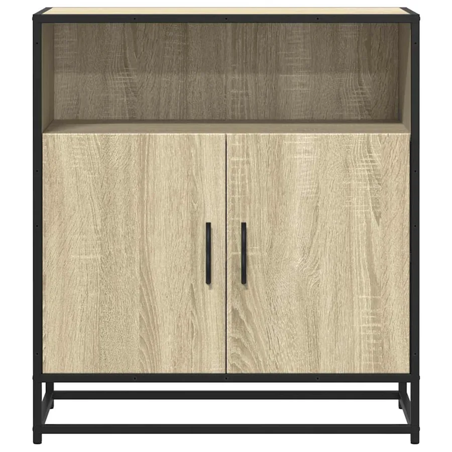 Buffet chêne sonoma 68x35x76 cm bois d'ingénierie - 4