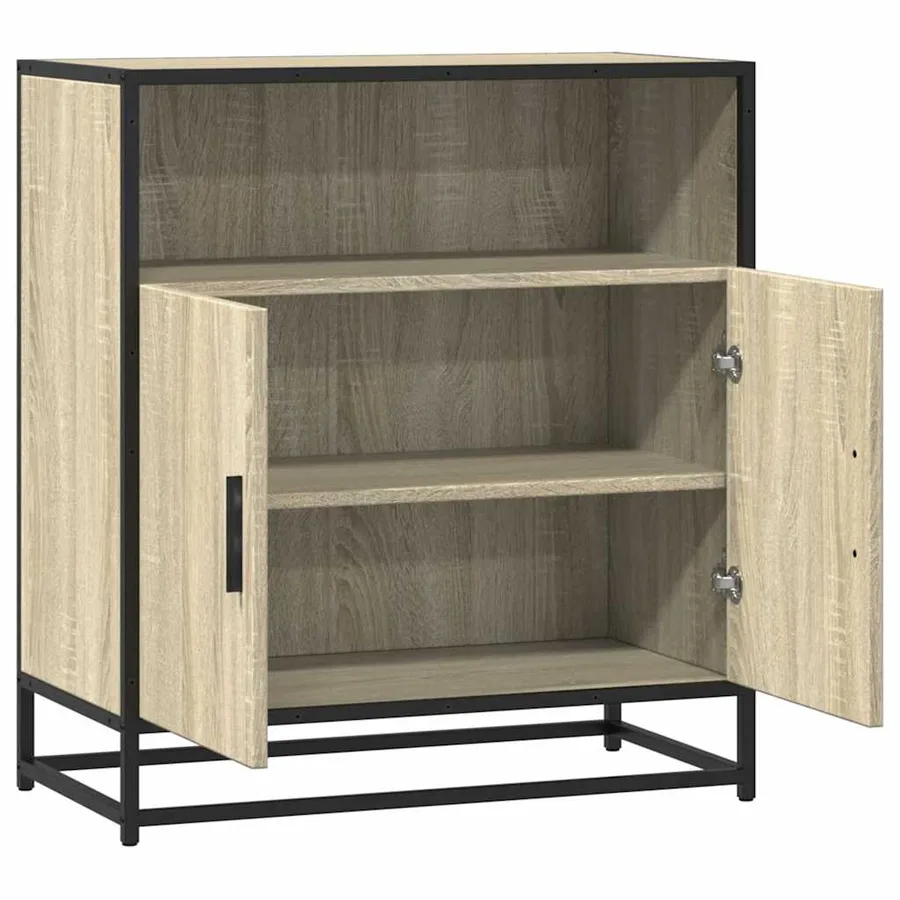 Buffet chêne sonoma 68x35x76 cm bois d'ingénierie - 7