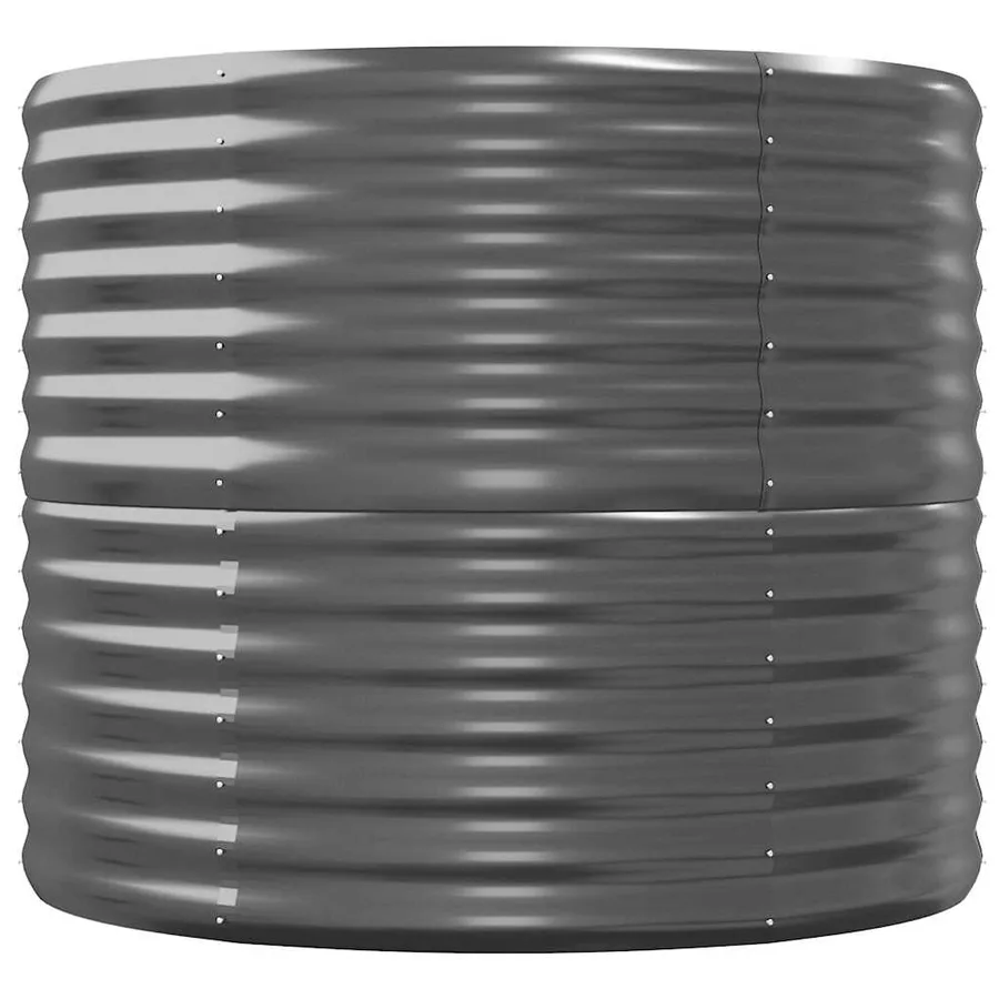 Lit surélevé de jardin Acier galvanisé Anthracite - 5