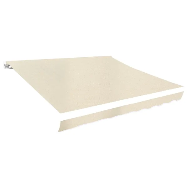 Tissu de remplacement pour auvent couleur crème 3,5x2,5 m polyester