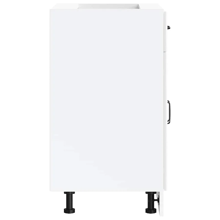 Armoire de cuisine Kalmar blanc brillant bois ingénierie - 6