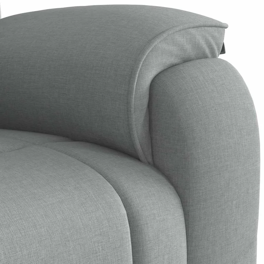Fauteuil inclinable Gris clair Tissu - 8