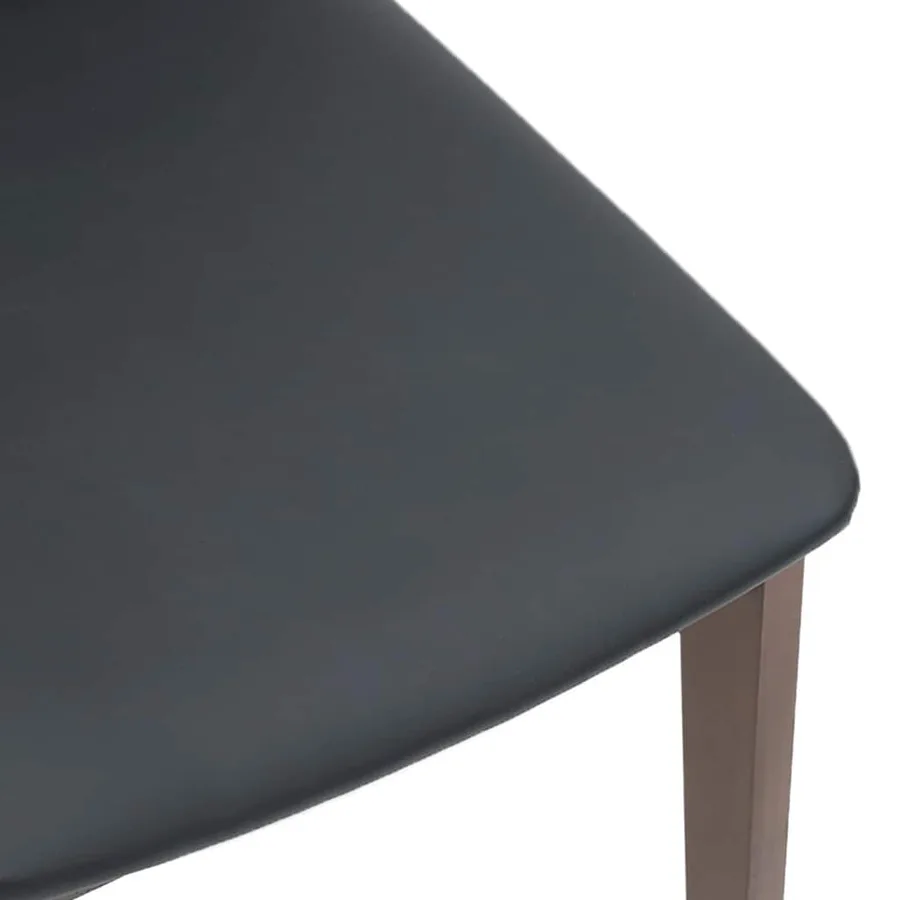 Chaises à manger coussins 2 pcs marron bois massif caoutchouc - 8